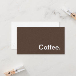 Tarjeta perforada oscura del café de la lealtad de