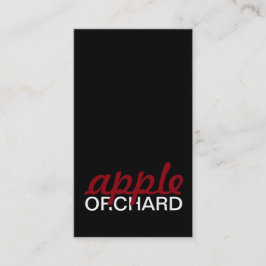 tarjeta perforadora de manzana