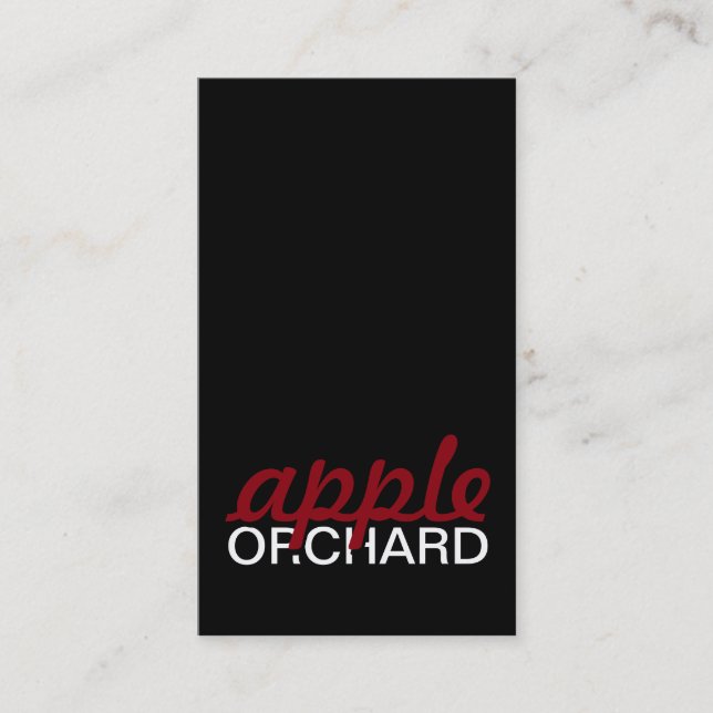 tarjeta perforadora de manzana (Anverso)