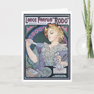 Tarjeta Perfume, Alphonse Mucha