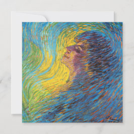 Tarjeta Perfume (retrato femenino) (de Luigi Russolo)