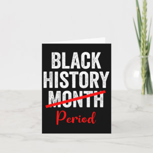 Tarjeta Periodo 1 del mes de historia negra