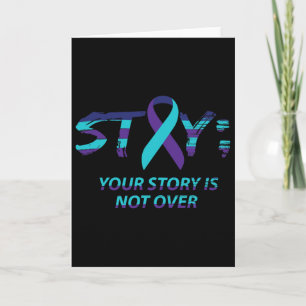 Tarjeta Permanecer Punto y coma Conciencia sobre el suicid