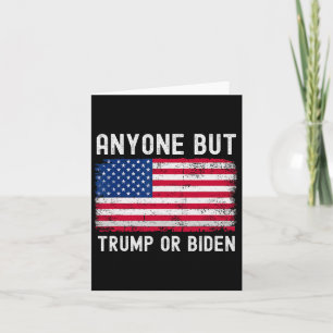 Tarjeta Pero Biden O Trump 2024 Anti Biden Y amp; Trump El