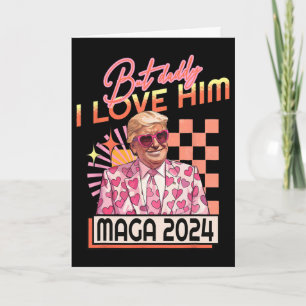 Tarjeta Pero papá, lo amo Mega 2024 Donald Trump Atrás 4