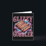 Tarjeta Perritos Glizzy Gobbler Divertido Meme Comida Homb<br><div class="desc">Perritos Glizzy Gobbler Divertido Meme Comida Hombres Mujeres Niños</div>