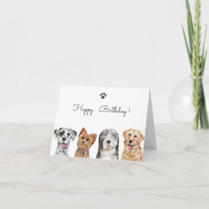 Tarjeta Perritos lindos 