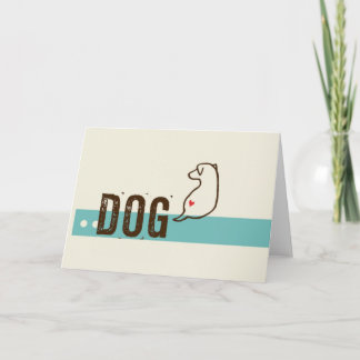 Tarjeta Perro