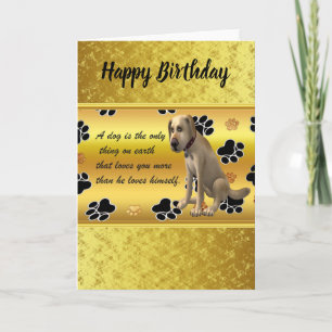 Tarjeta Perro adorable sentado con una cita graciosa