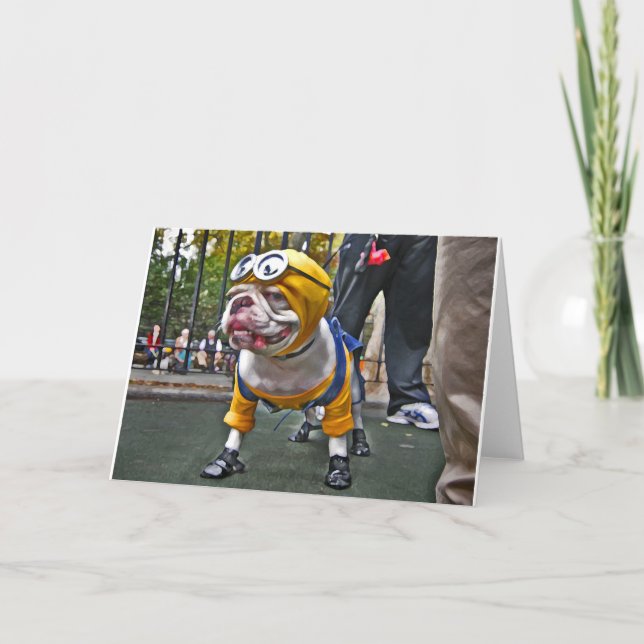 Tarjeta Perro amarillo (Anverso)