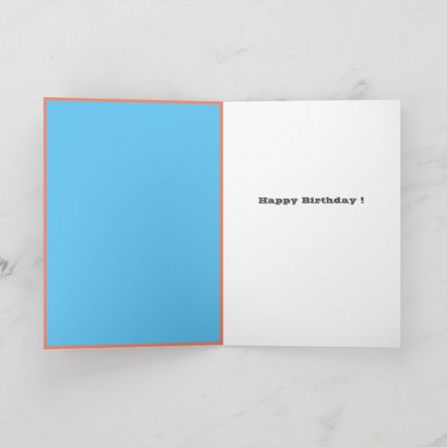 Tarjeta Perro arco iris (Interior)