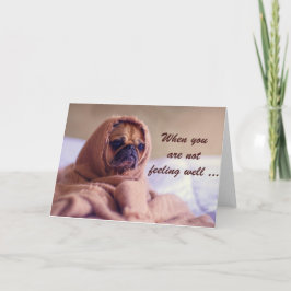 Tarjeta Perro asqueroso, simpatía, humor.