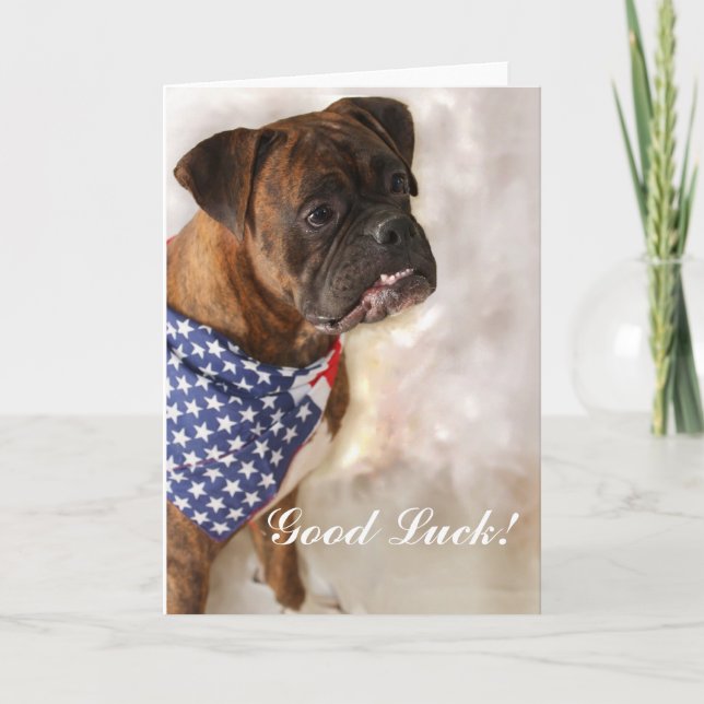 Tarjeta Perro Boxer (Anverso)