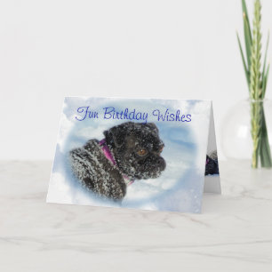 Tarjeta Perro Buggs en personalizar de nevadas en cualquie