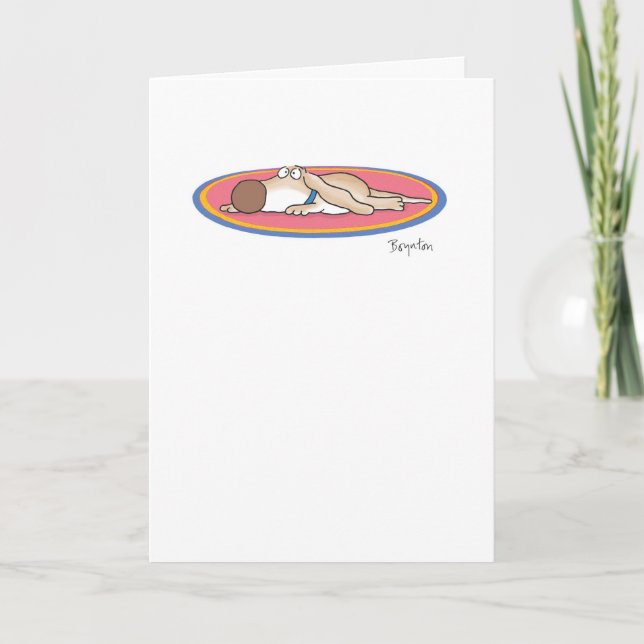 TARJETA PERRO CANSADO (Anverso)