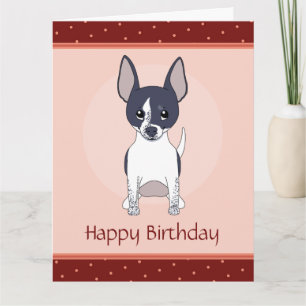 Tarjeta Perro Chihuahua Cumpleaños Feliz Personalizado