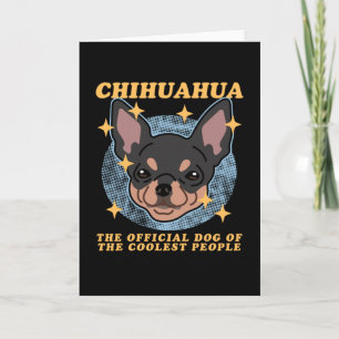 Tarjeta Perro Chihuahua De Los Más Coolados Chihuahuas
