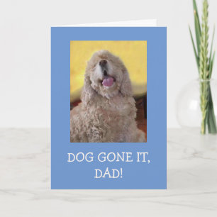 Tarjeta Perro Cocker Spaniel Se Fue Día del Padre