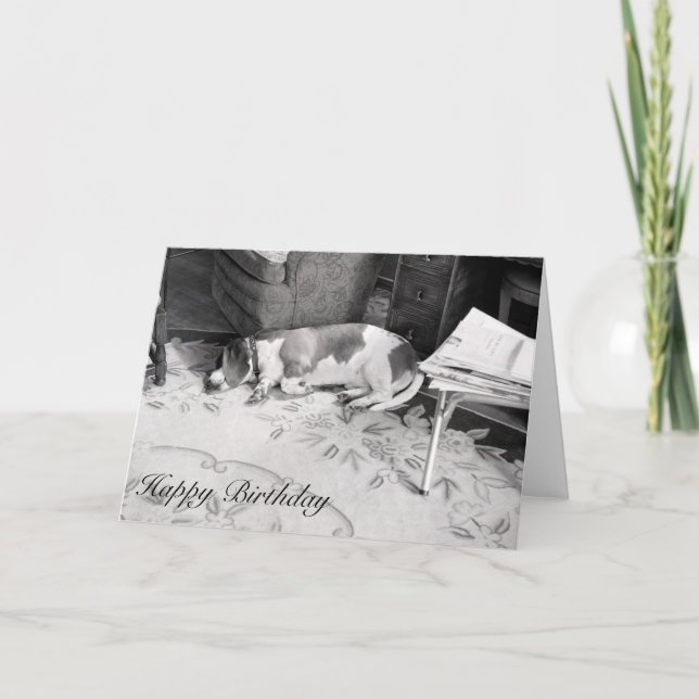 Tarjeta Perro de caza (Anverso)