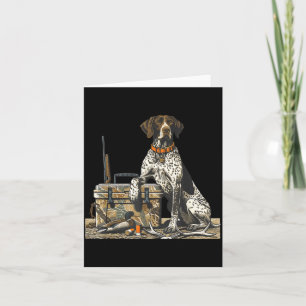 Tarjeta Perro de caza Inter Perro de caza de aves Cazador