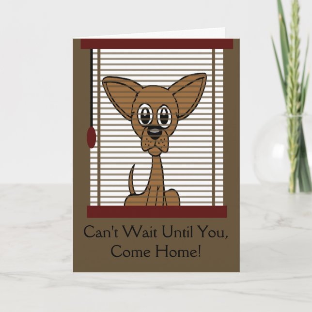 Tarjeta Perro De Extraño (Anverso)