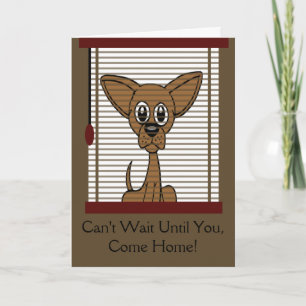 Tarjeta Perro De Extraño