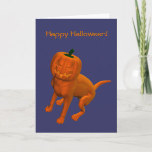 Tarjeta Perro de Halloween