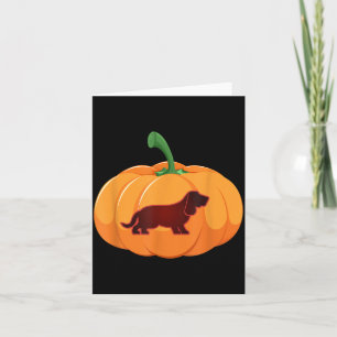 Tarjeta Perro de Halloween Calabaza Bet Hound