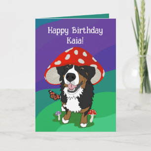 Tarjeta Perro de montaña Bernese