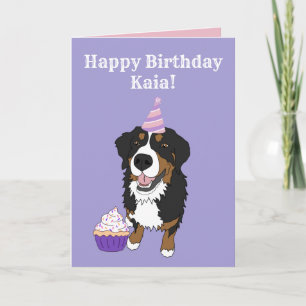 Tarjeta Perro de montaña Bernese