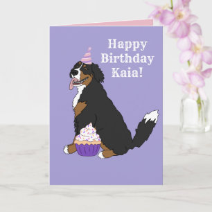 Tarjeta Perro de montaña Bernese