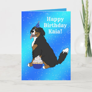 Tarjeta Perro de montaña Bernese
