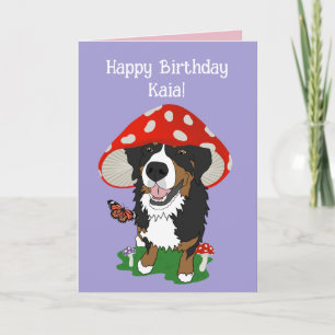 Tarjeta Perro de montaña Bernese