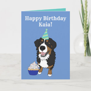 Tarjeta Perro de montaña Bernese