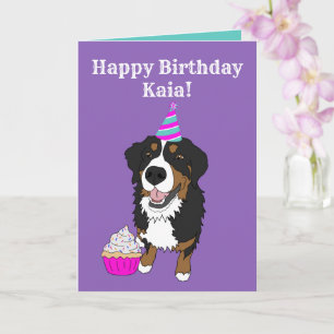 Tarjeta Perro de montaña Bernese