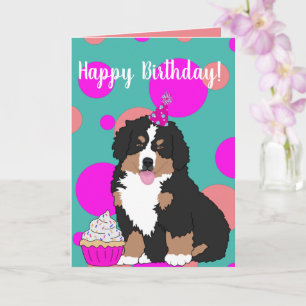 Tarjeta Perro de montaña de Bernese