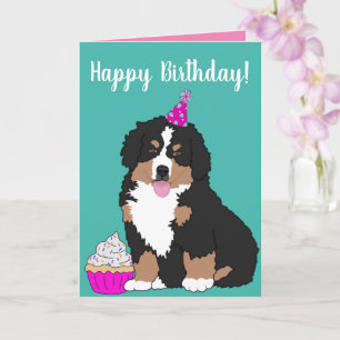 Tarjeta Perro de montaña de Bernese