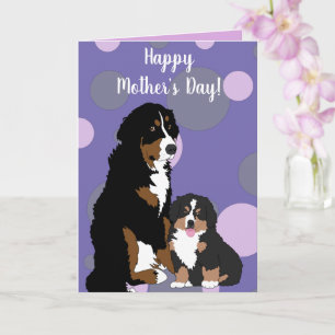 Tarjeta Perro de montaña de Bernese