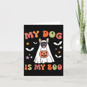 Tarjeta Perro de Mujeres es Boo Bulldog Francés Negro Hall