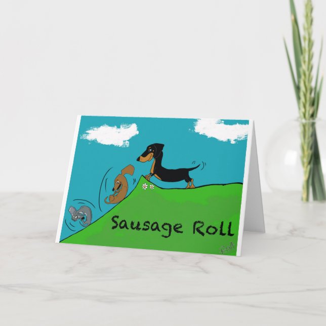 Tarjeta Perro de salchicha (Anverso)