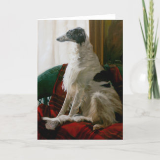 Tarjeta Perro del ángel del universo