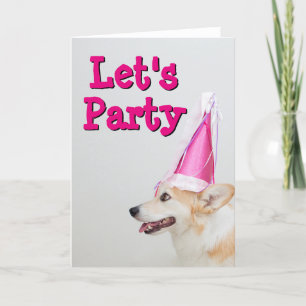 Tarjeta Perro del Corgi Galés del Pembroke del cumpleaños