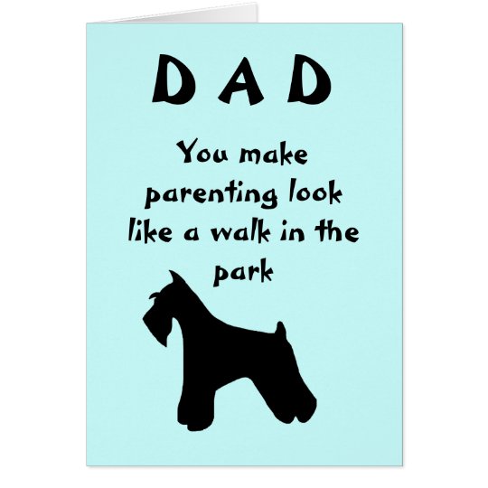 Tarjeta Perro del día de padres