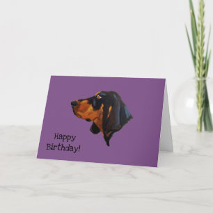 Tarjeta Perro del Pinscher del Doberman