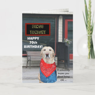 Tarjeta Perro divertido adaptable del veterano