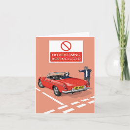 Tarjeta Perro Dotty No Reversing, Edad Incluida Cumpleaños