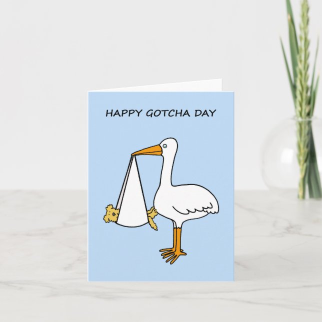 Tarjeta Perro feliz del Día de Gotcha (Anverso)
