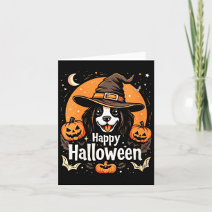 Tarjeta Perro Feliz Halloween para Mujeres