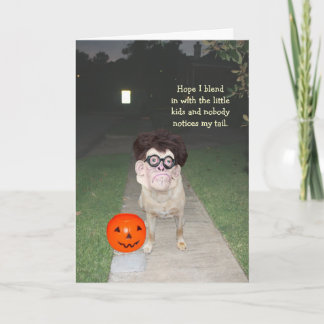 Tarjeta Perro gracioso