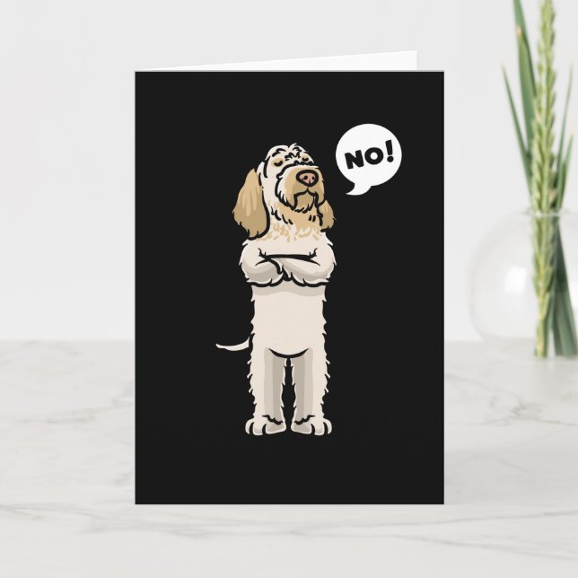 Tarjeta Perro Italiano de la espinona (Anverso)